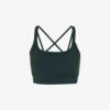 Whistles Scoop-neck Cross-back Stretch-recycled Nylon Sports Bra