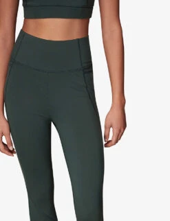 Whistles High-rise 7/8 Stretch-recycled Nylon Leggings 9 Whistles High-rise 7/8 Stretch-recycled Nylon Leggings -The Fashion Shop R04119049 KHAKIOLIVE ALT04