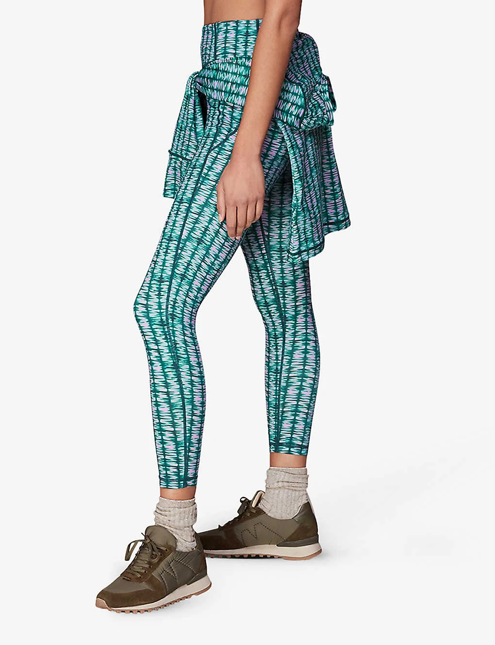 Whistles Abstract-print High-rise Stretch-recycled Nylon Leggings 3 Whistles Abstract-print High-rise Stretch-recycled Nylon Leggings - Image 3