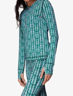 Whistles Abstract-print High-rise Stretch-recycled Nylon Leggings 9 Whistles Abstract-print High-rise Stretch-recycled Nylon Leggings -The Fashion Shop R04119051 MULTICOLOURED ALT04