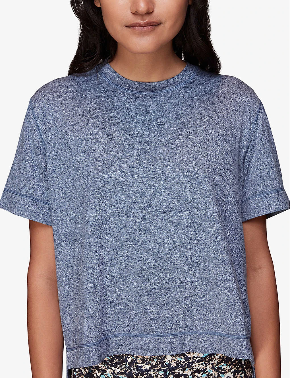 Whistles Oversized Round-neck Stretch-recycled Polyester Blend T-shirt 2 Whistles Oversized Round-neck Stretch-recycled Polyester Blend T-shirt - Image 2
