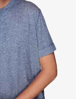 Whistles Oversized Round-neck Stretch-recycled Polyester Blend T-shirt 9 Whistles Oversized Round-neck Stretch-recycled Polyester Blend T-shirt -The Fashion Shop R04119056 NAVY ALT04