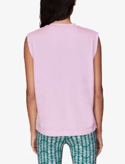 Whistles Boxy-fit Stretch-recycled Polyester Tank Top 8 Whistles Boxy-fit Stretch-recycled Polyester Tank Top -The Fashion Shop R04119059 PINK ALT03