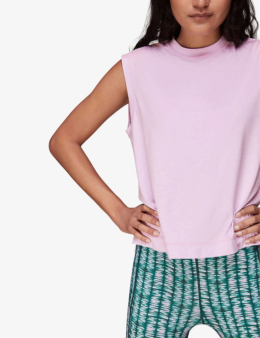 Whistles Boxy-fit Stretch-recycled Polyester Tank Top 5 Whistles Boxy-fit Stretch-recycled Polyester Tank Top - Image 5