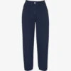 Whistles Tessa Cropped Mid-rise Organic-cotton Trousers