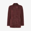 Whistles Bohdi Braided-trim Suede Jacket