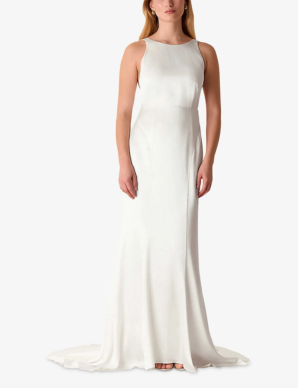 Whistles Lina Low-back Satin Wedding Dress 2 Whistles Lina Low-back Satin Wedding Dress - Image 2