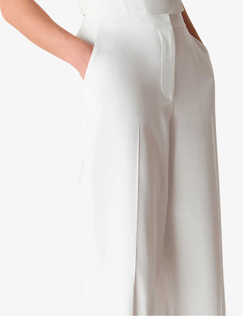 Whistles Andie Straight-leg High-rise Woven Wedding Trousers 3 Whistles Andie Straight-leg High-rise Woven Wedding Trousers - Image 3