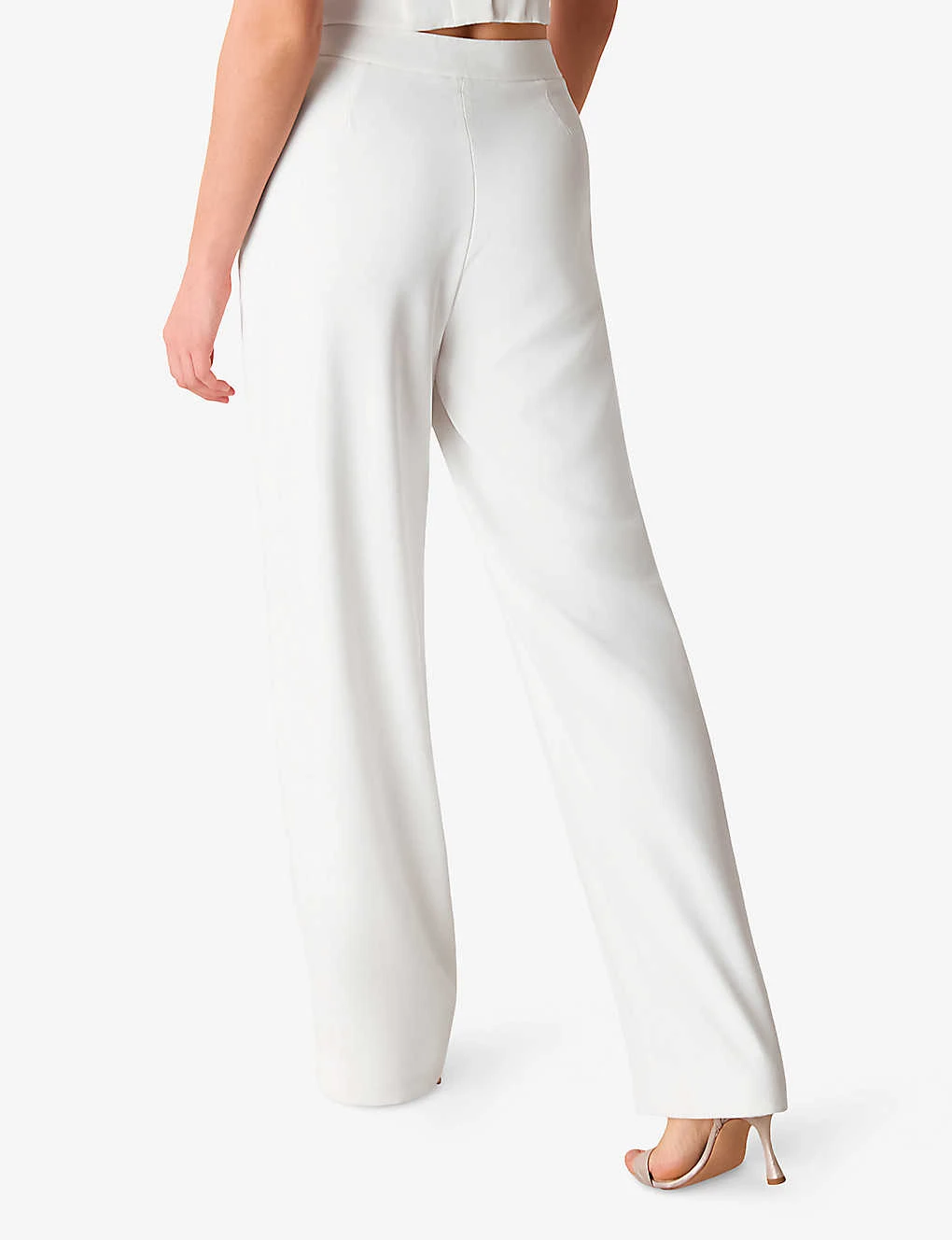 Whistles Andie Straight-leg High-rise Woven Wedding Trousers 4 Whistles Andie Straight-leg High-rise Woven Wedding Trousers - Image 4