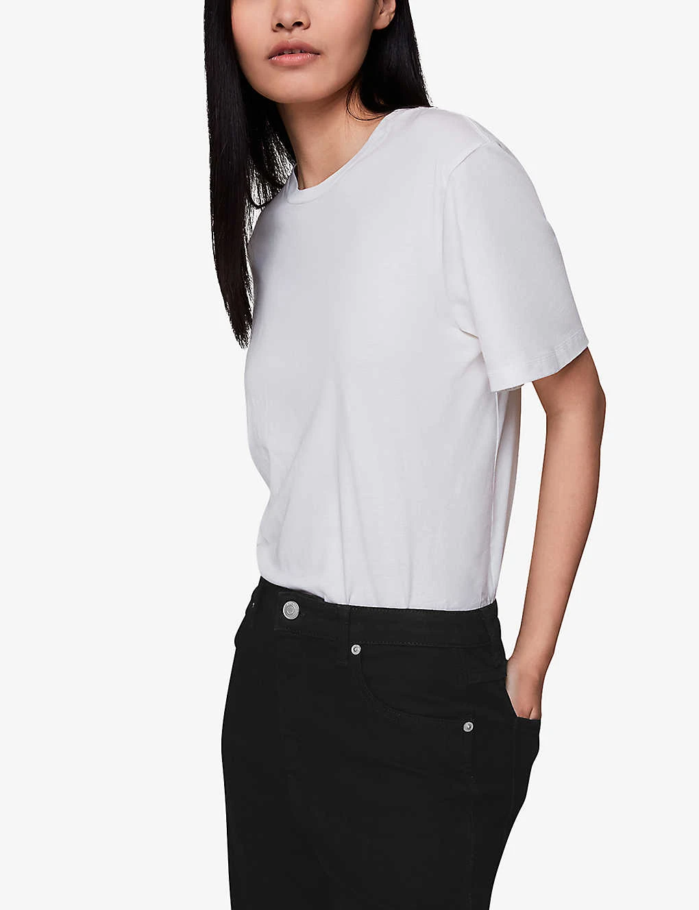 Whistles Lucy Flared-leg High-rise Stretch-denim Jeans 5 Whistles Lucy Flared-leg High-rise Stretch-denim Jeans - Image 5