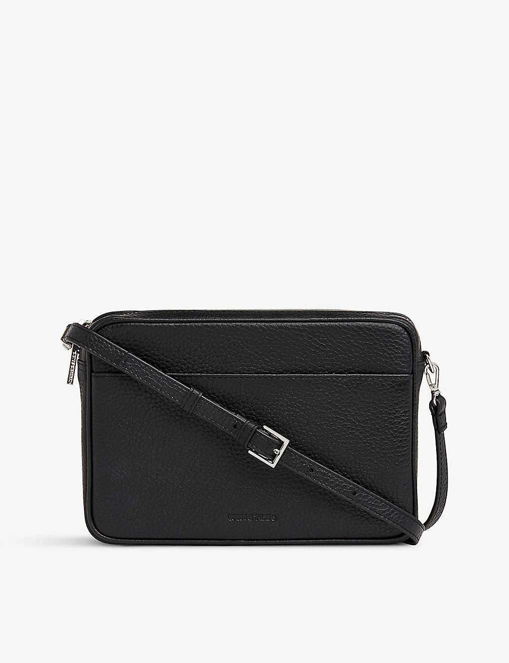 Whistles Carmen Pebbled-leather Cross-body Bag 1 Whistles Carmen Pebbled-leather Cross-body Bag