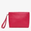 Whistles Avah Wrist-strap Leather Clutch Bag