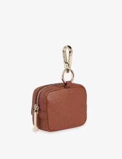 Whistles Bibi Front-flap Leather Keyring 7 Whistles Bibi Front-flap Leather Keyring -The Fashion Shop R04134421 TAN ALT02