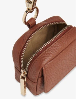 Whistles Bibi Front-flap Leather Keyring 8 Whistles Bibi Front-flap Leather Keyring -The Fashion Shop R04134421 TAN ALT03