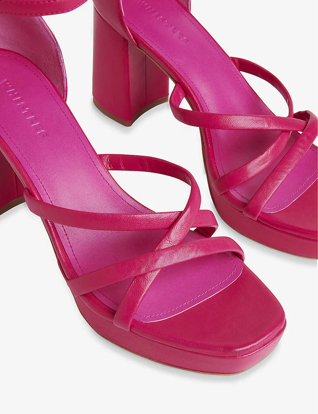 Whistles Selene Platform Block-heel Leather Sandals 2 Whistles Selene Platform Block-heel Leather Sandals - Image 2