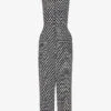 Whistles Checkerboard-pattern Ankle-length Woven Jumpsuit
