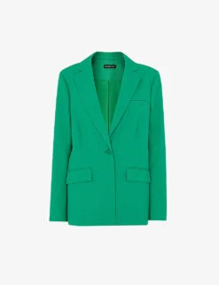 Whistles Selma Boyfriend-fit Stretch-woven Blazer