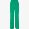 Whistles Flora Straight-leg Mid-rise Stretch-woven Trousers