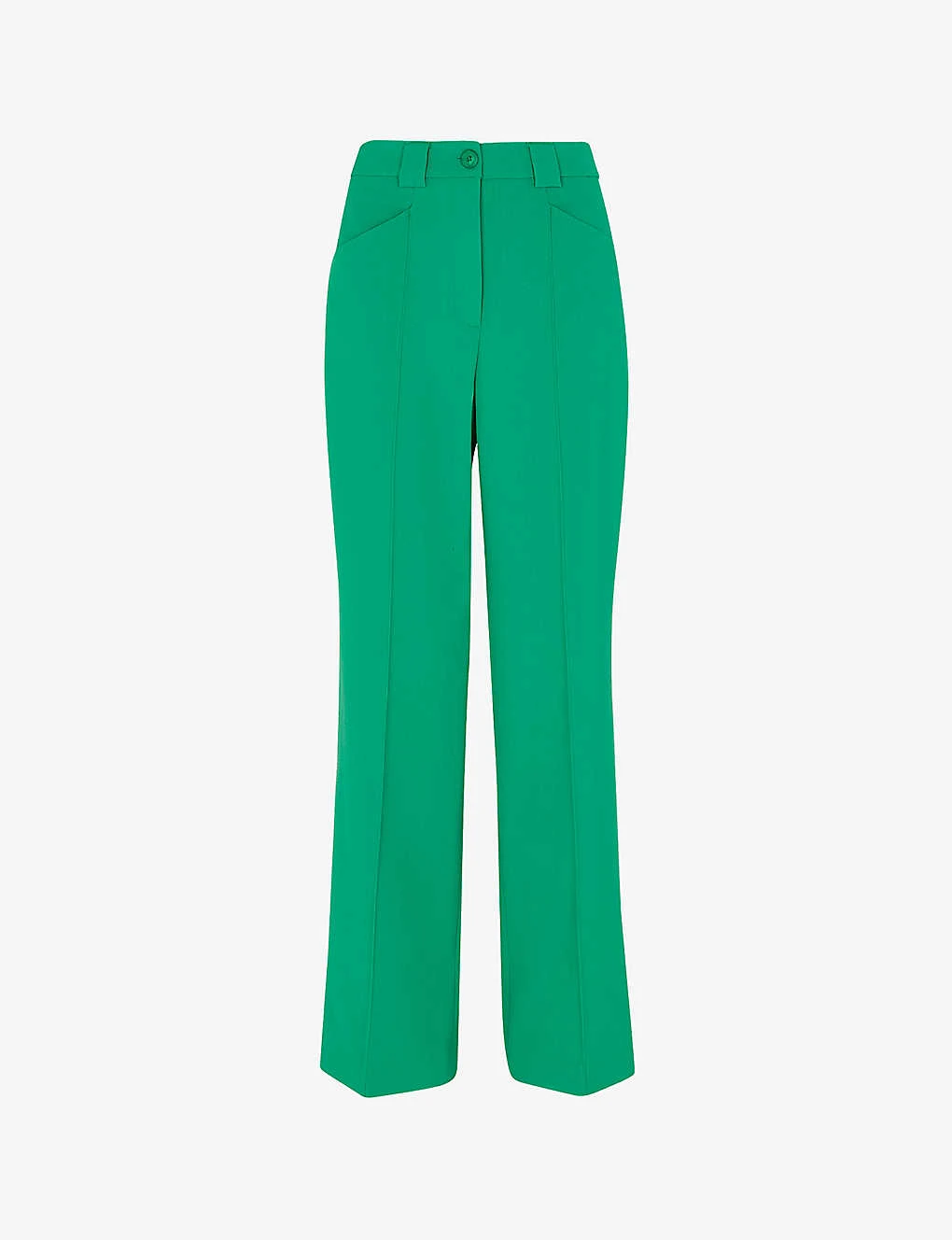 Whistles Flora Straight-leg Mid-rise Stretch-woven Trousers 1 Whistles Flora Straight-leg Mid-rise Stretch-woven Trousers