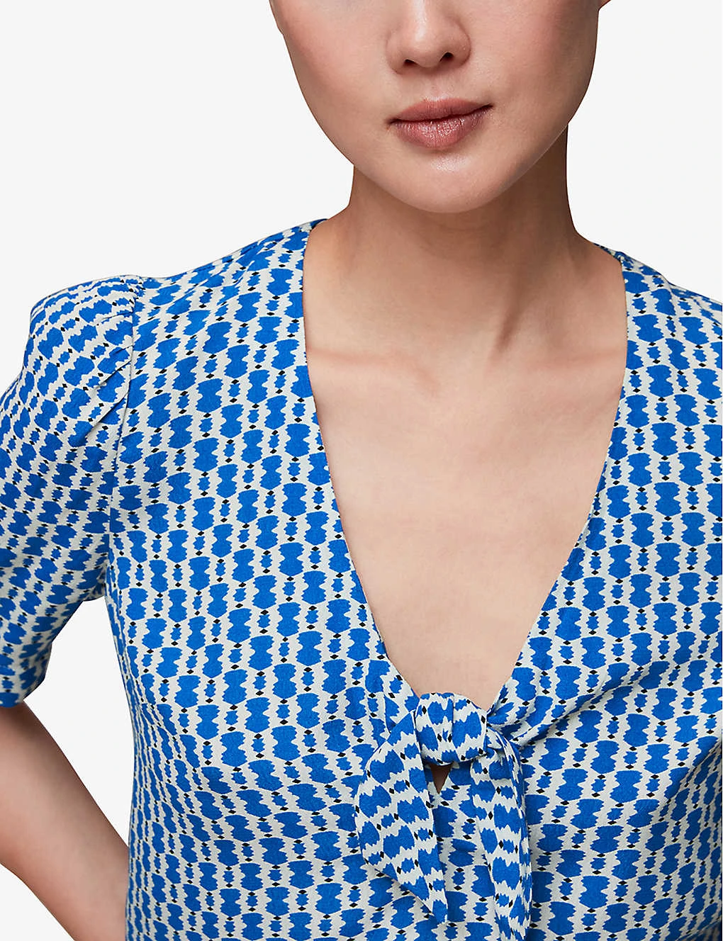 Whistles Geometric-print Woven Top 5 Whistles Geometric-print Woven Top - Image 5
