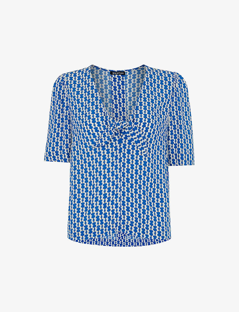 Whistles Geometric-print Woven Top 1 Whistles Geometric-print Woven Top