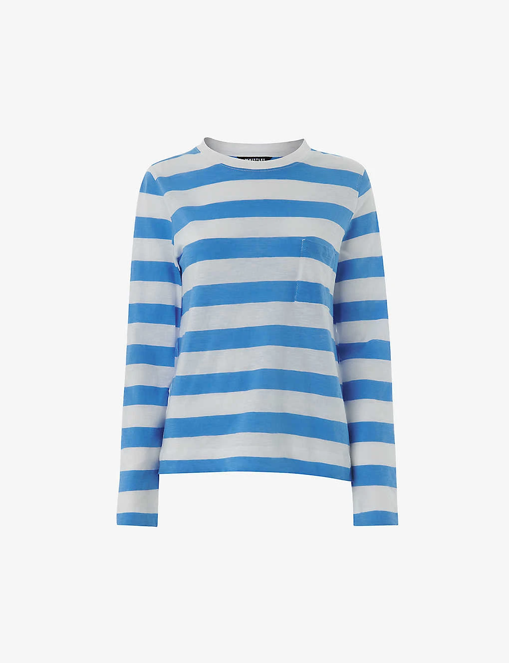 Whistles Stripe-pattern Boxy Cotton Top 1 Whistles Stripe-pattern Boxy Cotton Top