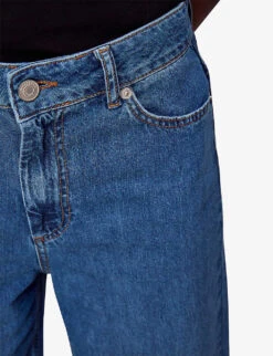 Whistles Wide-leg Mid-rise Cropped Denim Jeans 9 Whistles Wide-leg Mid-rise Cropped Denim Jeans -The Fashion Shop R04136167 BLUE ALT04