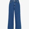 Whistles Wide-leg Mid-rise Cropped Denim Jeans