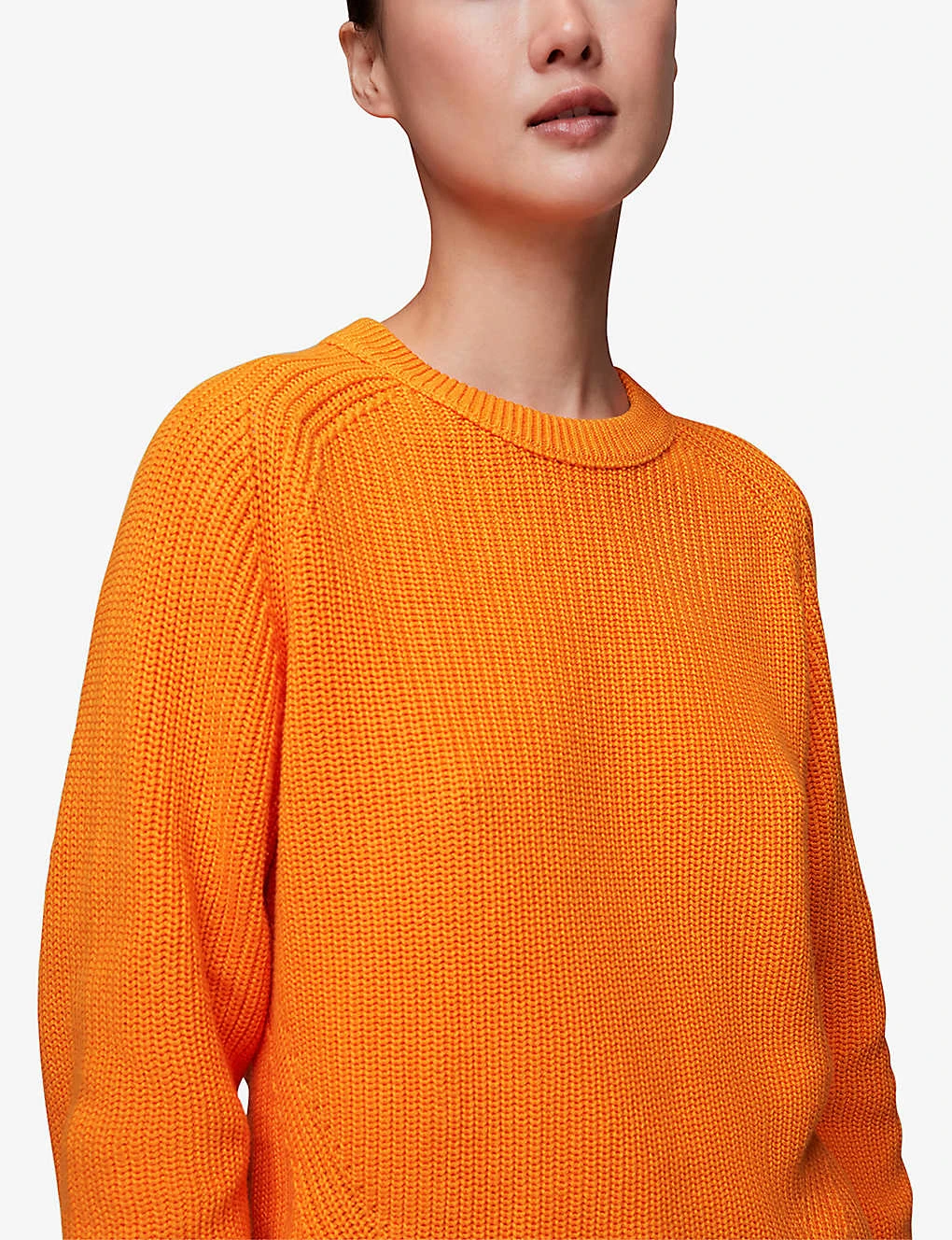 Whistles Round-neck Ribbed Cotton-knit Jumper 5 Whistles Round-neck Ribbed Cotton-knit Jumper - Image 5