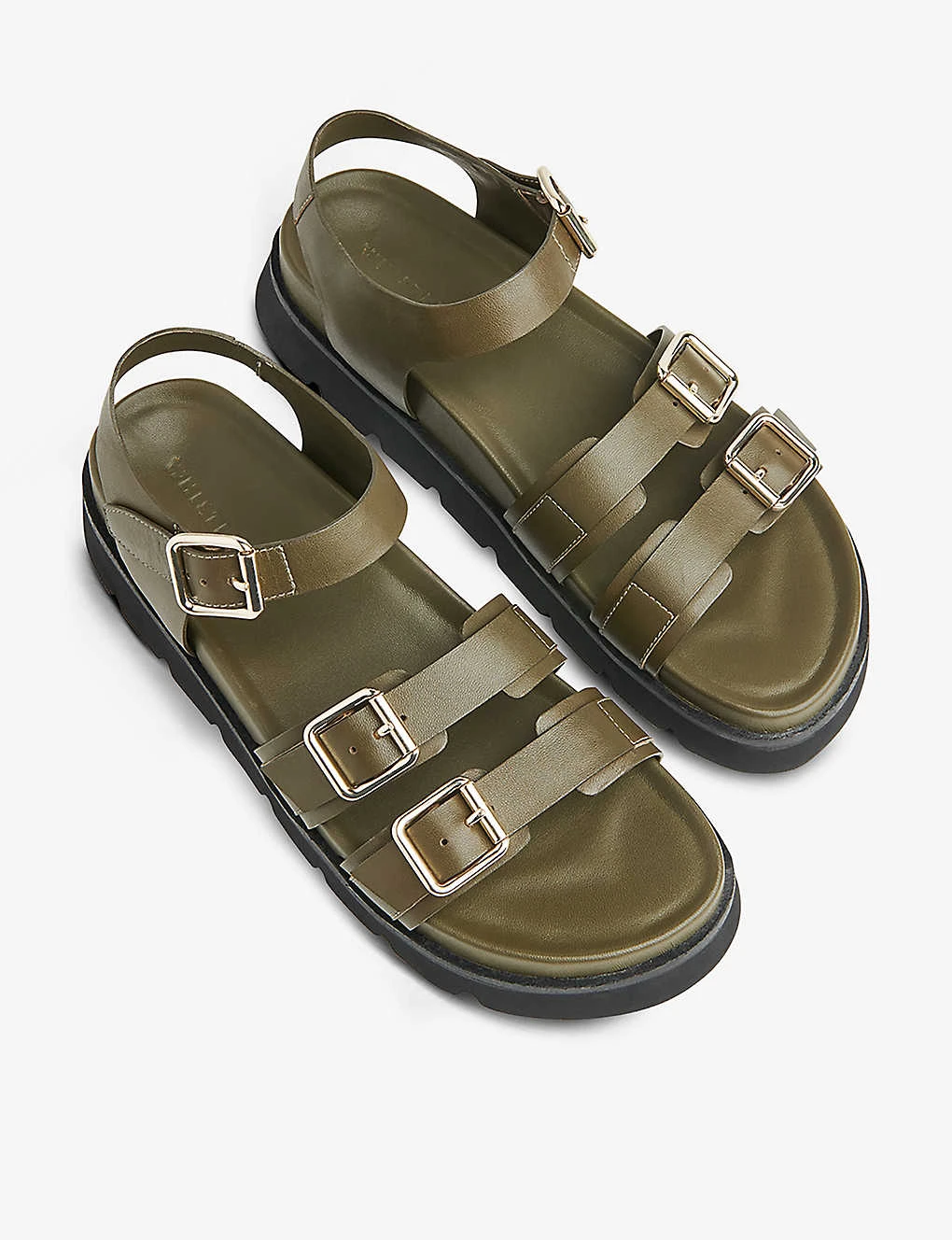 Whistles Jemma Chunky Cleated-sole Leather Sandals 2 Whistles Jemma Chunky Cleated-sole Leather Sandals - Image 2