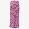 Whistles Floral-print Bias-cut Woven Midi Skirt