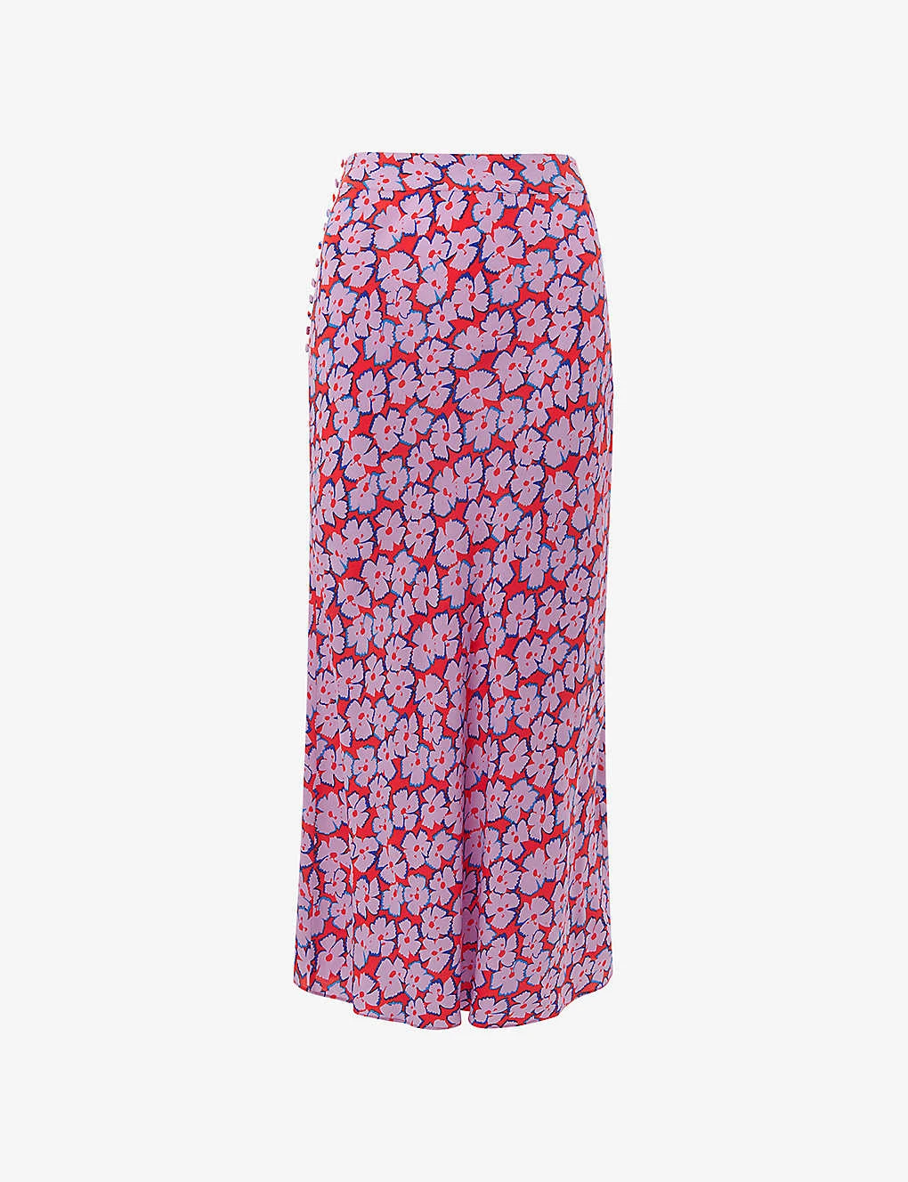 Whistles Floral-print Bias-cut Woven Midi Skirt 1 Whistles Floral-print Bias-cut Woven Midi Skirt
