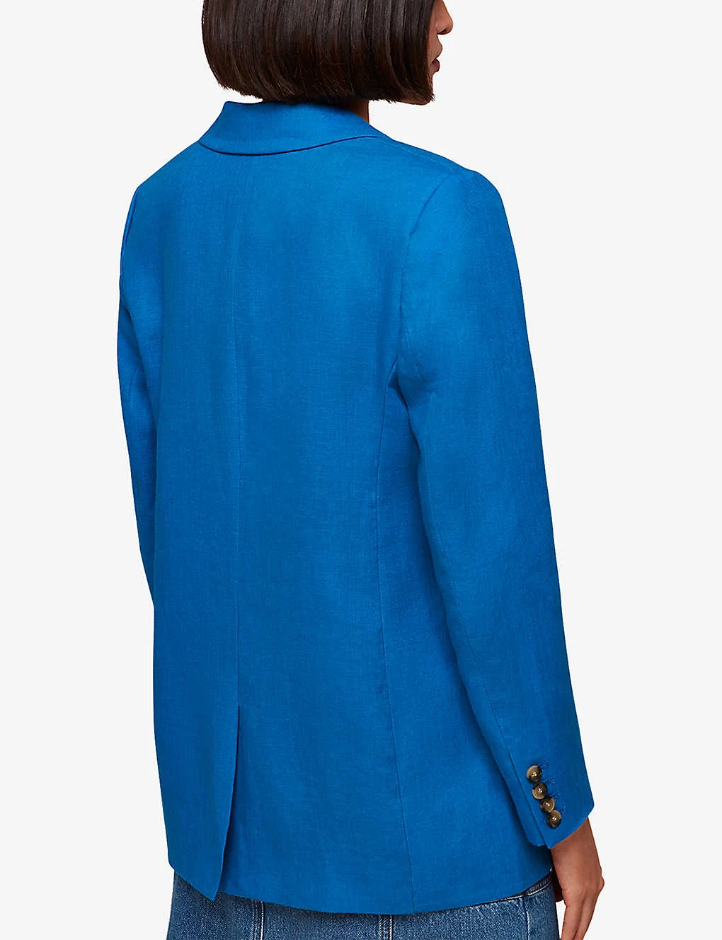 Whistles Lucy Relaxed-fit Linen Blazer 4 Whistles Lucy Relaxed-fit Linen Blazer - Image 4
