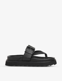 Whistles Sutton Toe-post Buckle Leather Sandals