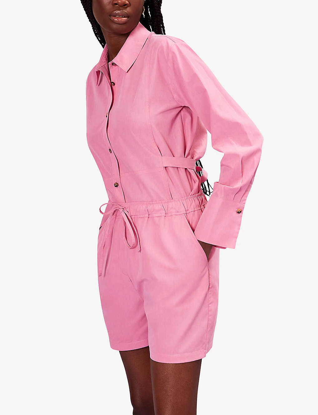 Whistles Lola Drawstring-waist Woven Shorts 3 Whistles Lola Drawstring-waist Woven Shorts - Image 3