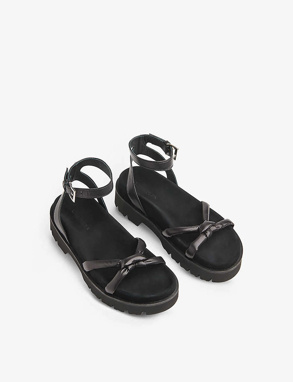 Whistles Mina Knotted-front Strap Leather Sandals 2 Whistles Mina Knotted-front Strap Leather Sandals - Image 2