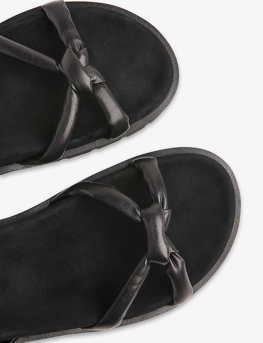 Whistles Mina Knotted-front Strap Leather Sandals 3 Whistles Mina Knotted-front Strap Leather Sandals - Image 3