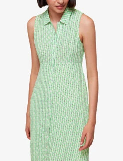 Whistles Graphic-print Woven Maxi Dress 7 Whistles Graphic-print Woven Maxi Dress -The Fashion Shop R04162645 MULTICOLOURED ALT02