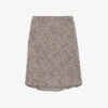 Whistles Dashed Leopard-print Woven Mini Skirt