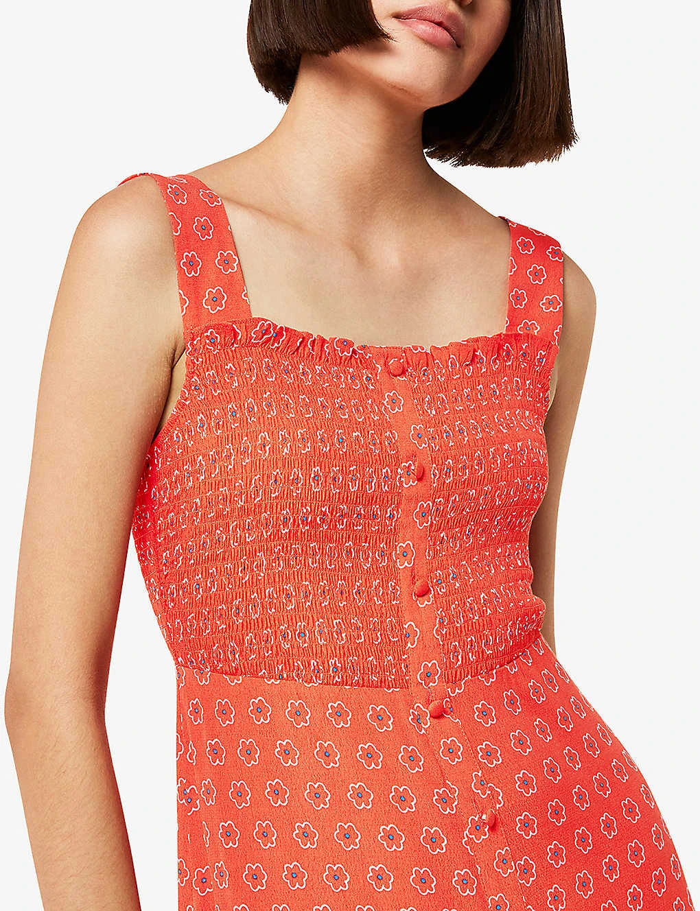 Whistles Macie Floral-print Woven Midi Dress 3 Whistles Macie Floral-print Woven Midi Dress - Image 3