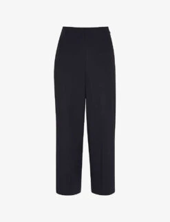 Whistles Katie Straight-leg Mid-rise Stretch-woven Trousers