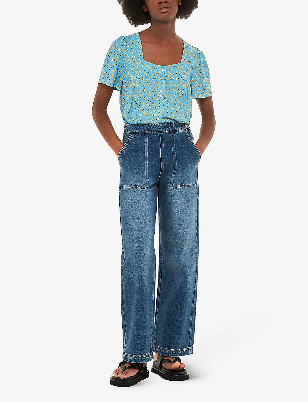 Whistles Floral-print Woven Top 2 Whistles Floral-print Woven Top - Image 2