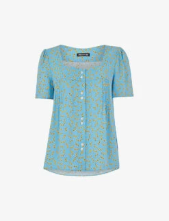 Whistles Floral-print Woven Top