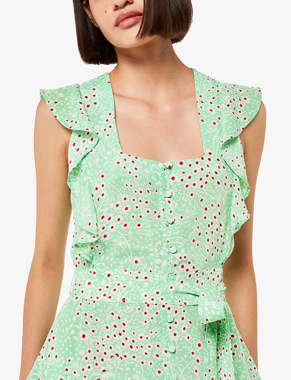 Whistles Sophie Daisy Meadow Floral-print Woven Midi Dress 5 Whistles Sophie Daisy Meadow Floral-print Woven Midi Dress - Image 5