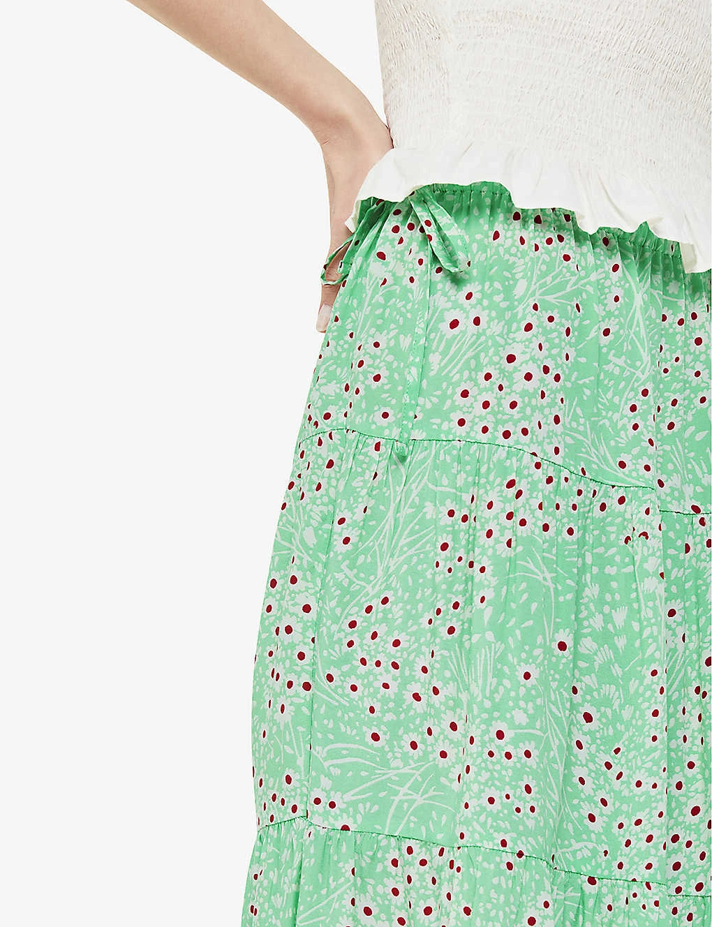 Whistles Daisy Meadow Floral-print Woven Midi Skirt 5 Whistles Daisy Meadow Floral-print Woven Midi Skirt - Image 5