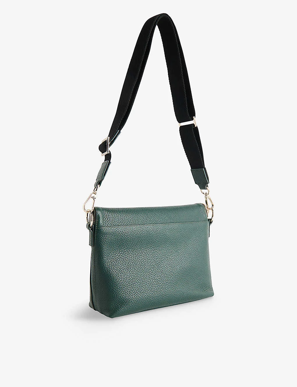 Whistles Vida Flap-over Grained-leather Crossbody Bag 3 Whistles Vida Flap-over Grained-leather Crossbody Bag - Image 3
