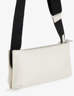 Whistles Kai Double-pouch Leather Crossbody Bag -The Fashion Shop R04186846 WHITE ALT02