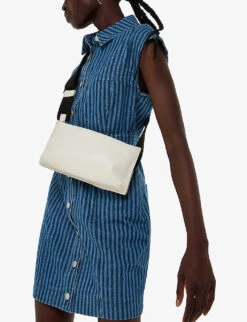 Whistles Kai Double-pouch Leather Crossbody Bag -The Fashion Shop R04186846 WHITE ALT03