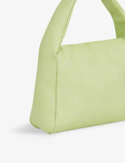 Whistles Brooke Puffy-style Leather Mini Tote Bag -The Fashion Shop R04187561 LIME ALT02