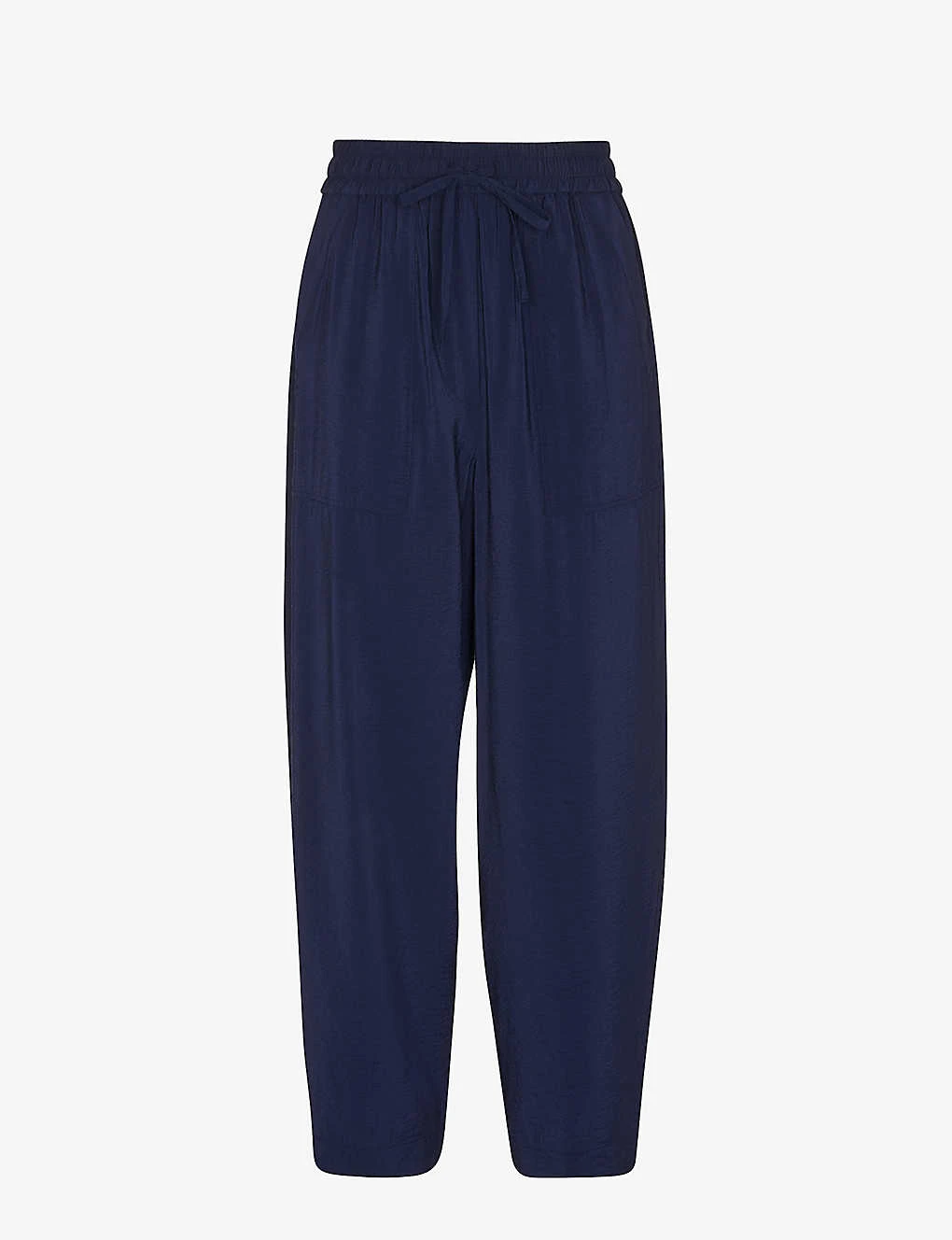 Whistles Nicola Carrot-leg High-rise LENZING™ Viscose-blend Trousers 1 Whistles Nicola Carrot-leg High-rise LENZING™ Viscose-blend Trousers